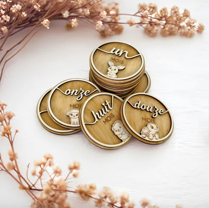 Cartes étapes animaux